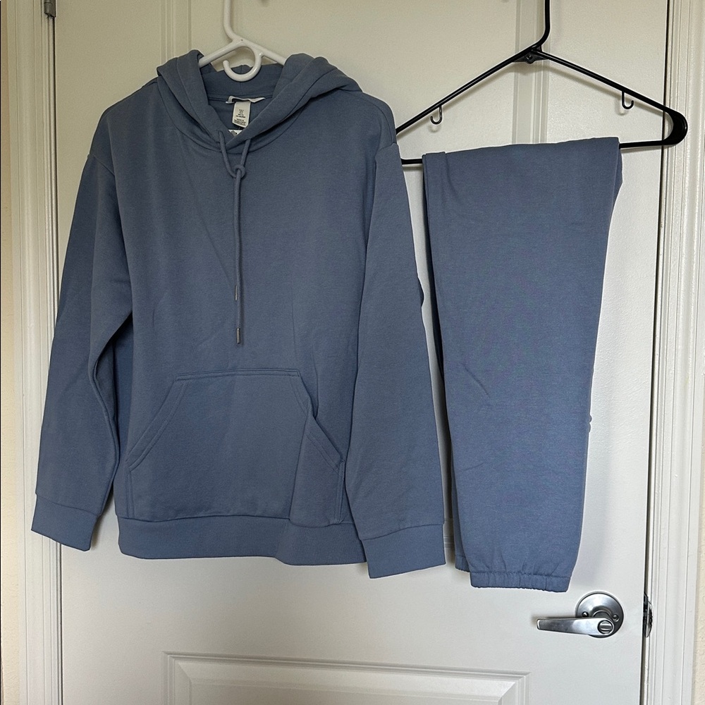 NWT H&M Light Blue Joggers Set